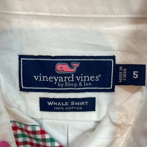 Boys Vineyard Vines White Button Down - Picture 3 of 5